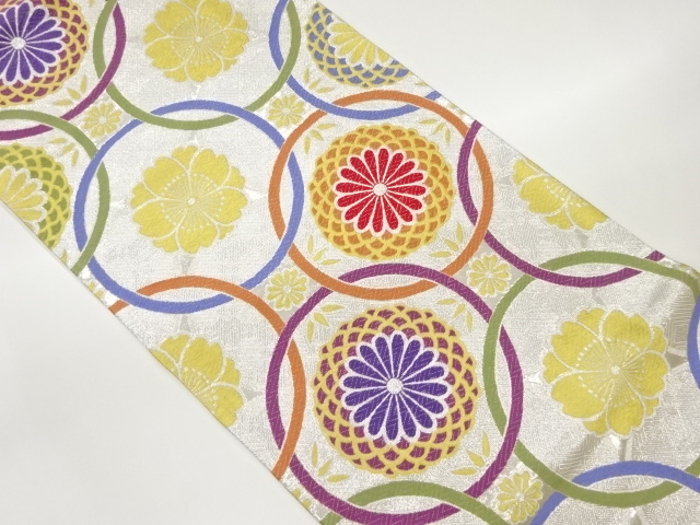 JAPANESE FUKURO OBI / WOVEN SAKURA